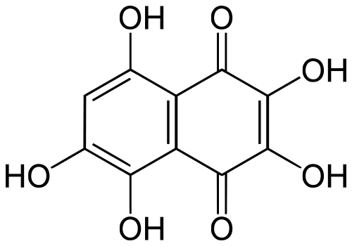 2,3,5,6,8-Pentahydroxy-1,4-naphthalenedione