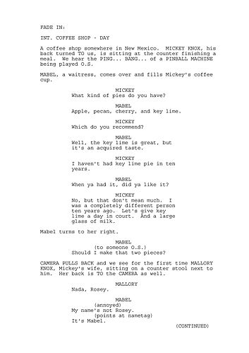 screenwriting